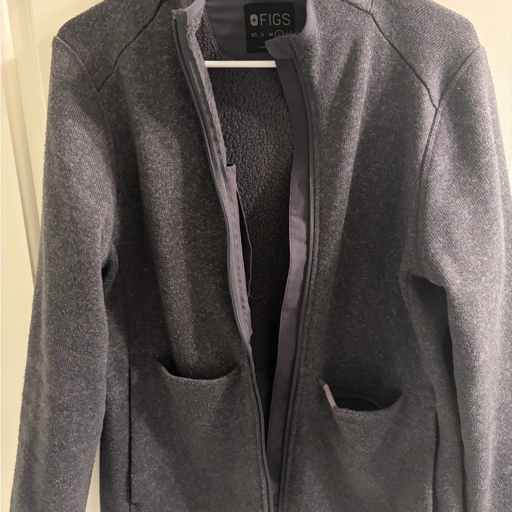 Figs Women's Charcoal Utility Jacket